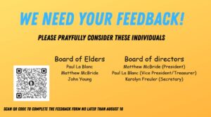We Need Your Feedback